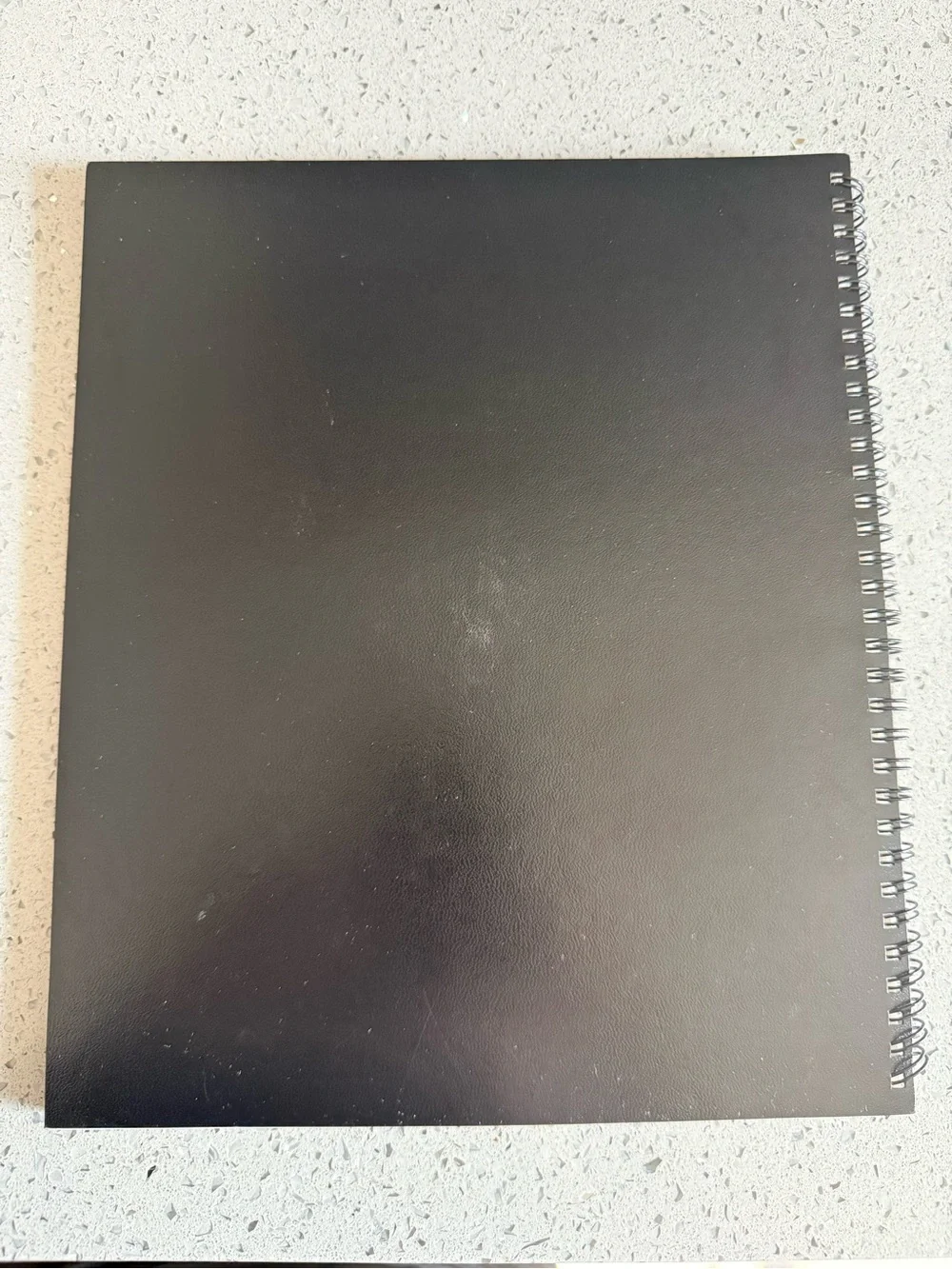 Cartier Black Notebook with Gold Logo